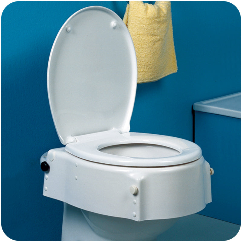 Asiento Elevador WC 5-10-15cm. con Tapa sin Brazos — Behrend