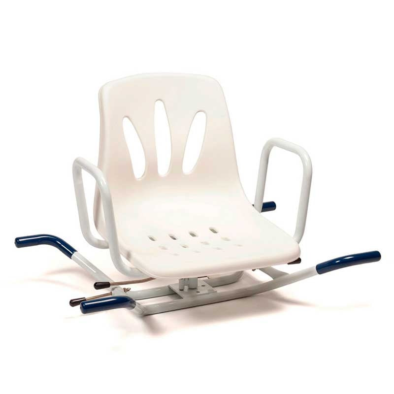 Asiento de Bañera Giratorio de Acero Inoxidable Pintado