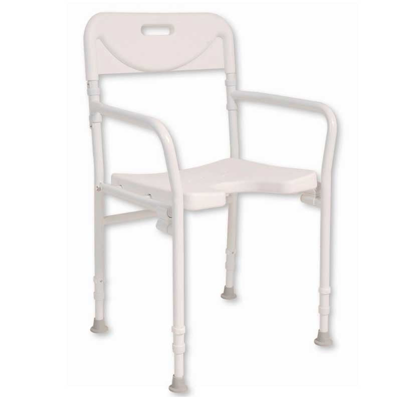 Silla de Ducha con Asiento en 'U' Plegable — Garcia1880