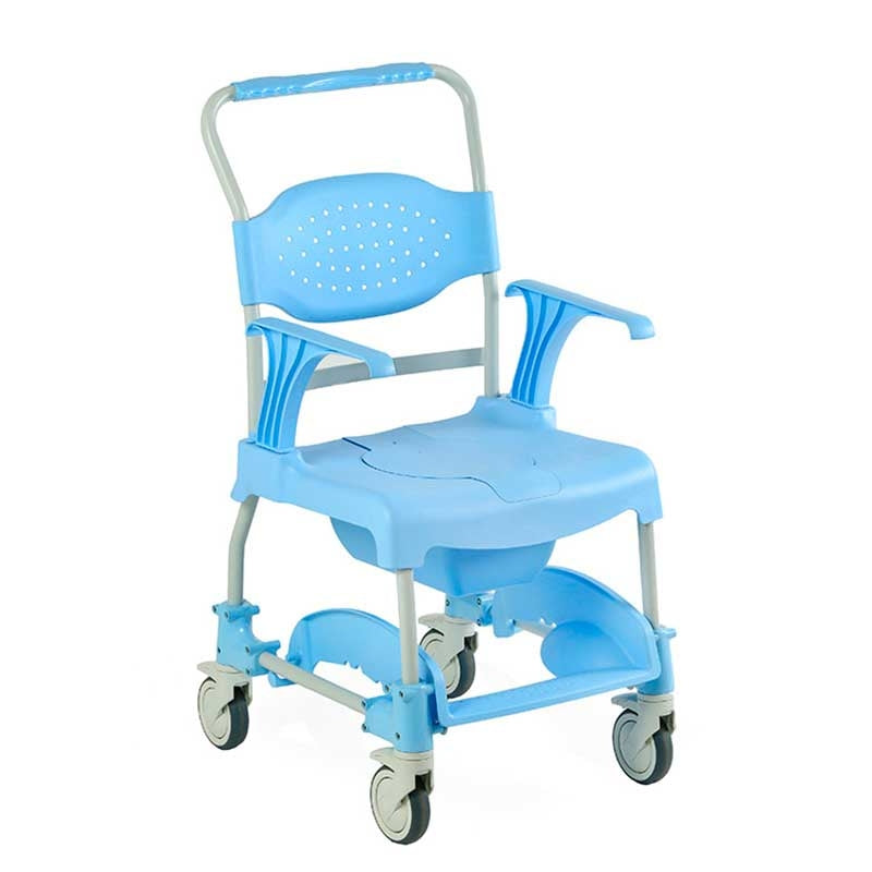 Silla Ruedas para Ducha Con Inodoro