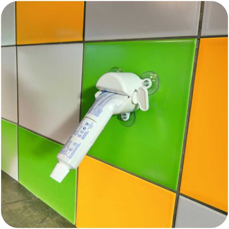 Dispensador Dentífrico con Aprieta Tubos