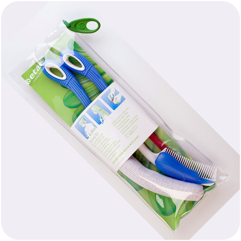 Kit de Belleza (Cepillo, Peine, Soporte de Lima) — Etac