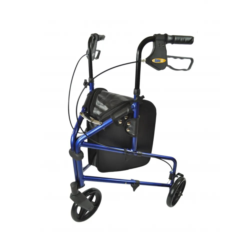 Andador aluminio 3-ruedas