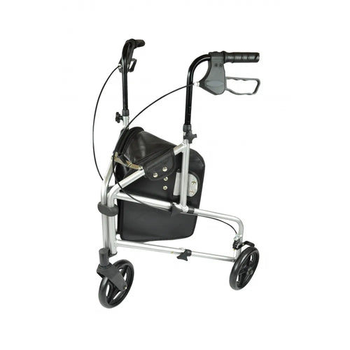 Andador aluminio 3-ruedas