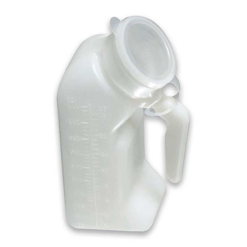 Botella de Orina para Caballero Soporte Vertical