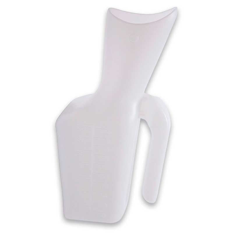 Botella de Orina Femenina Soporte Vertical