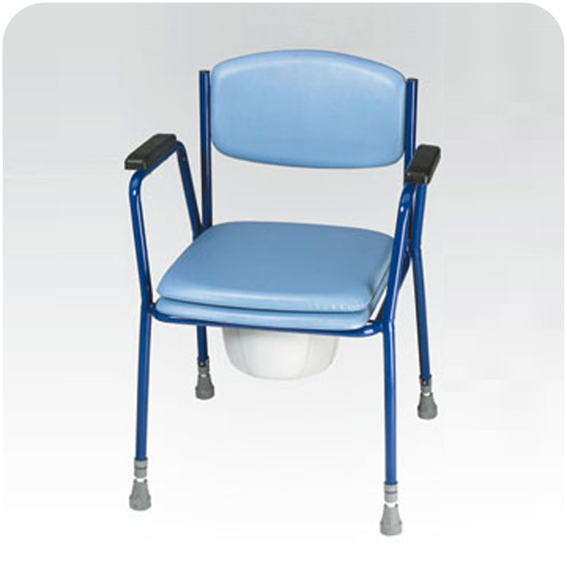 Silla con Inodoro Acolchada y Discreta