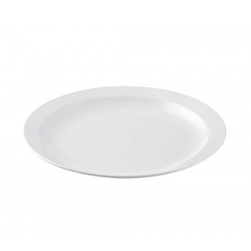 Plato Llano Borde Alto de Policarbonato (Ø 22 cm.) — AMC