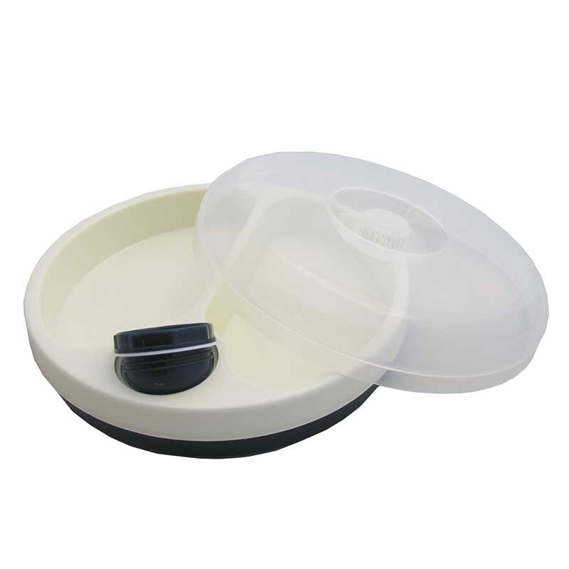 Plato Térmico Con Depósito de Agua y Tapa
