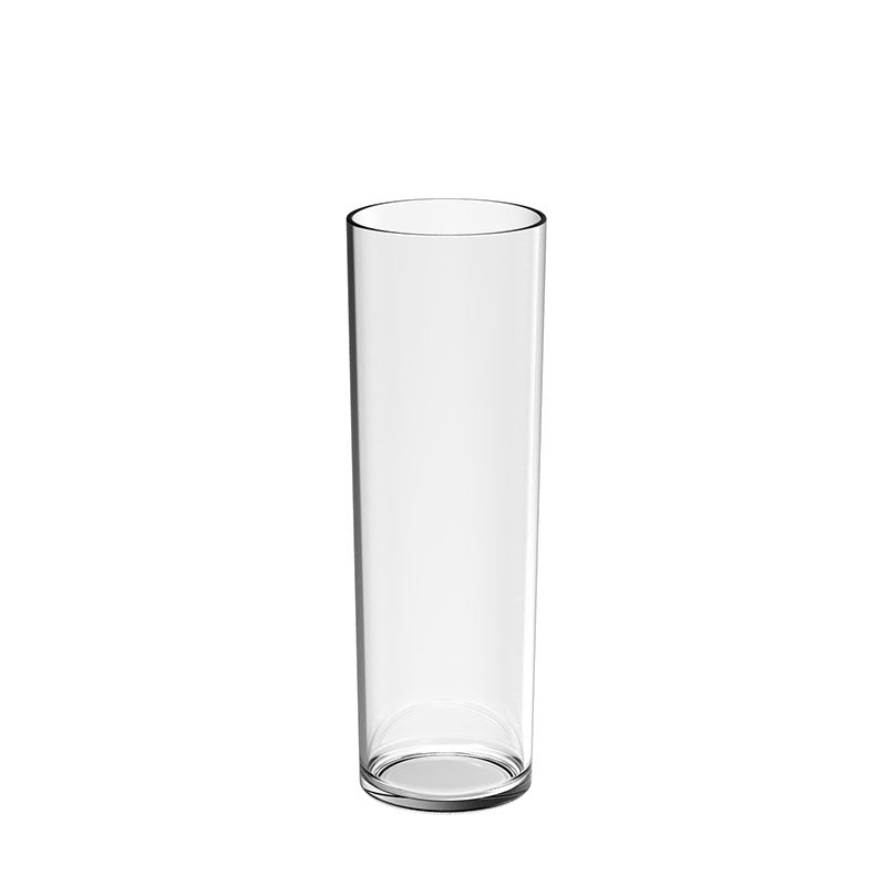 Vaso Tubo Irrompible Transparente 220ml. (24uds) — Rinocup