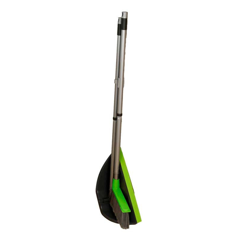 Escoba y Recogedor Plegable y Extensible