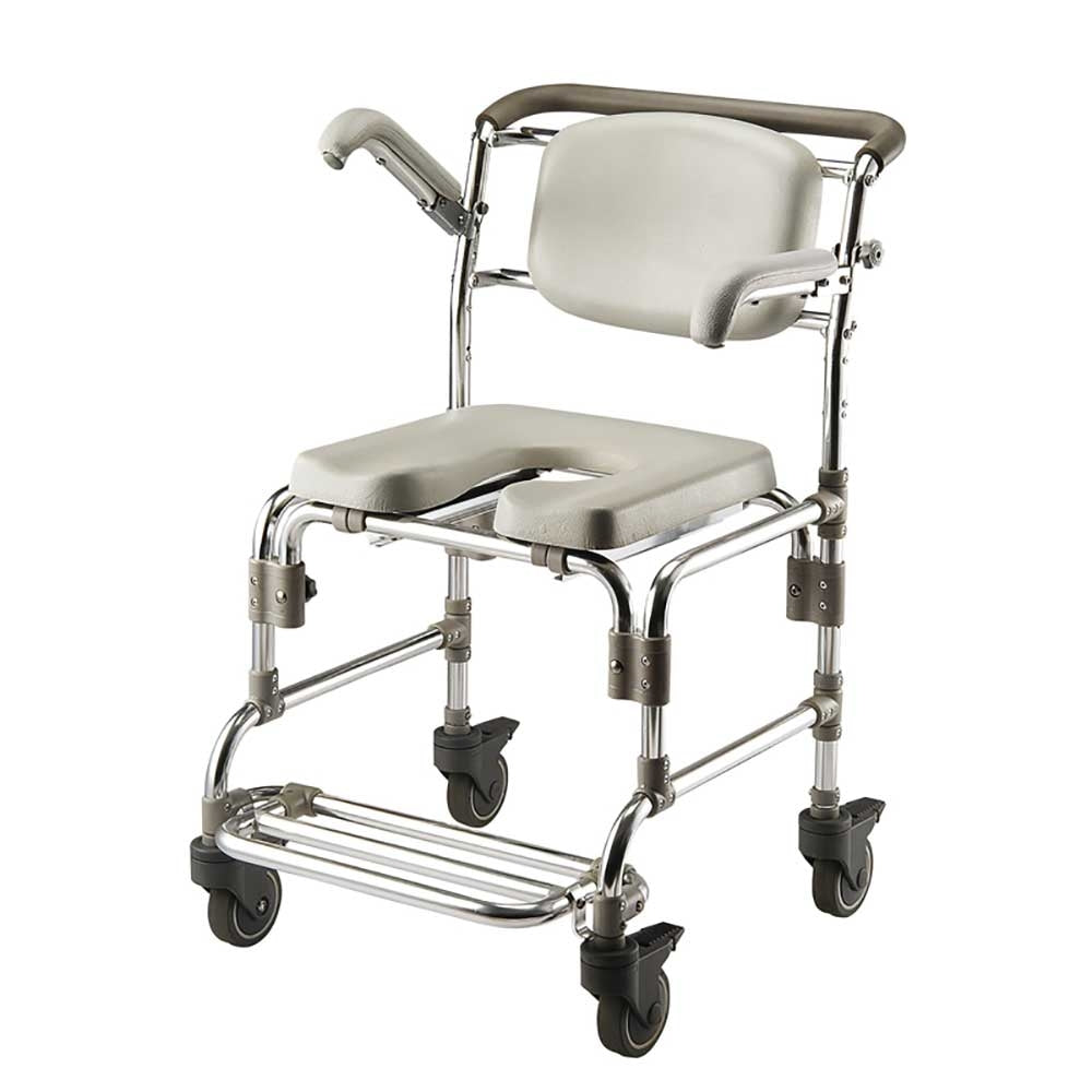Silla de Transporte con Inodoro Brazos Abatibles — Garcia1880