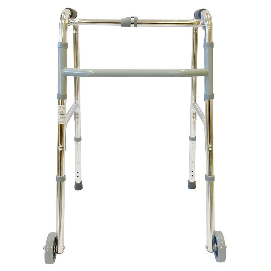Andador Aluminio Plegable con Ruedas Delanteras