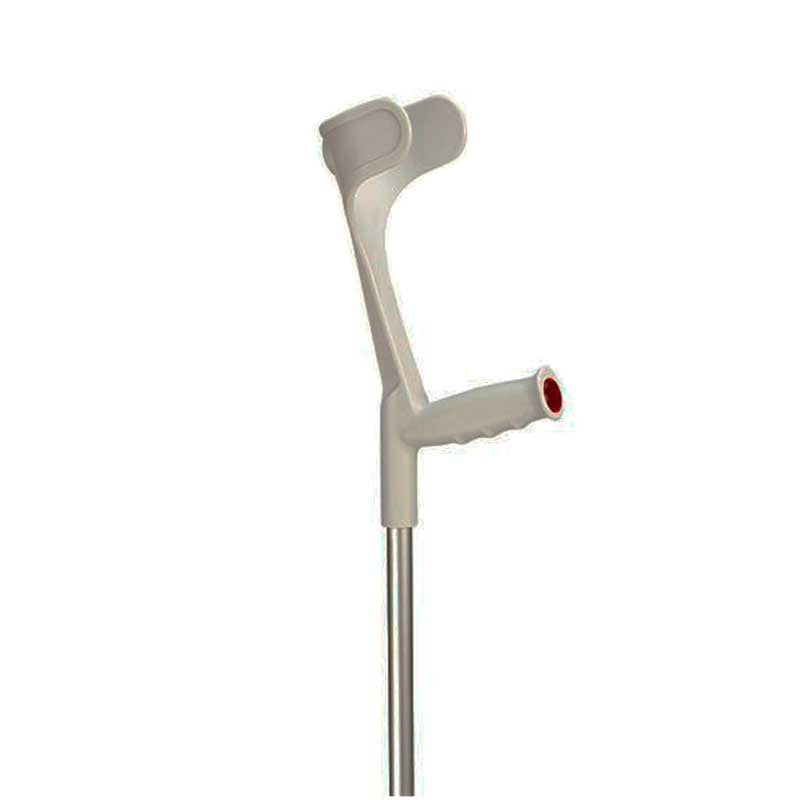Muleta de Aluminio (76-96cm.) Puño Anatómico -Gris- — Ayudas Dinámicas