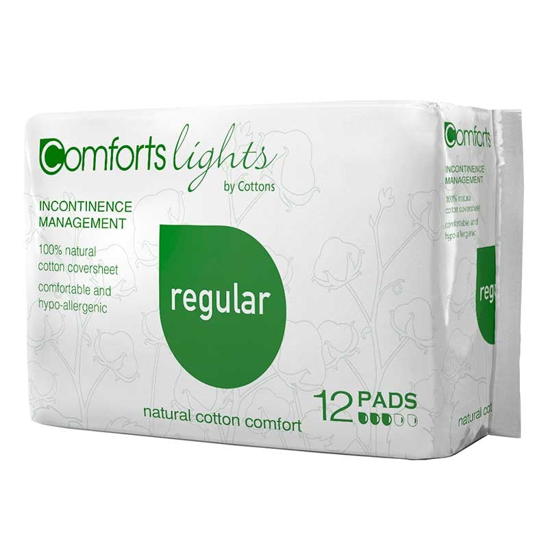 Compresa Incontinencia Algodón 100% Regular — Comforts