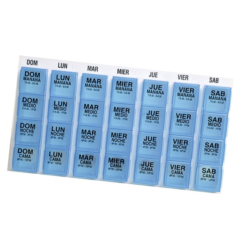 Pastillero Semanal/Individual 4 Tomas (Azul) — Garcia1880