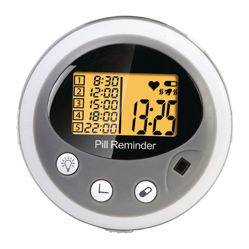 Pastillero con Alarmas y Monitor Cardíaco