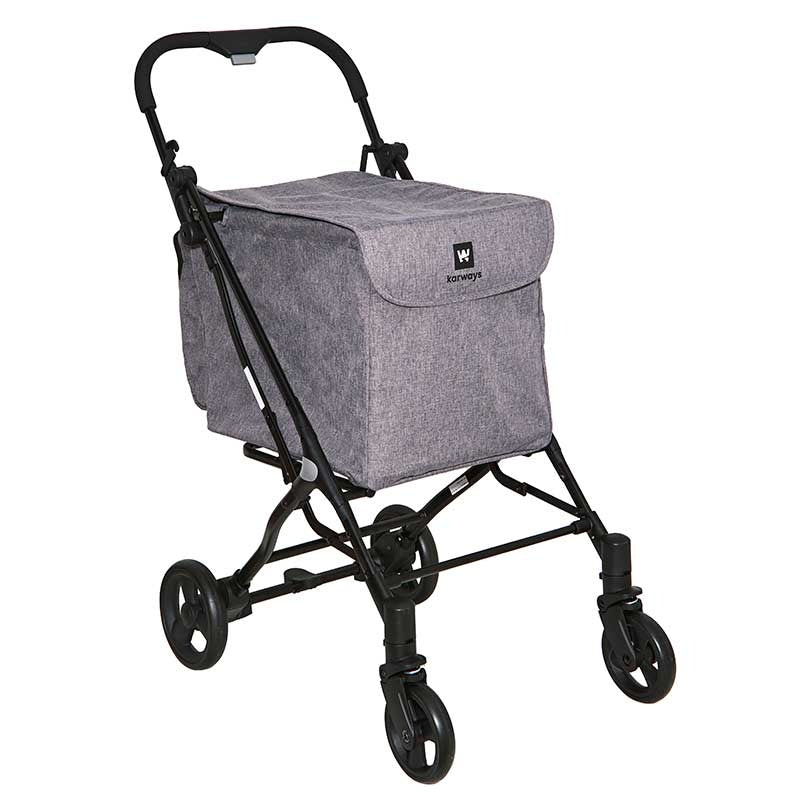 Carrito de Compra Plegable Oslo -Grey-