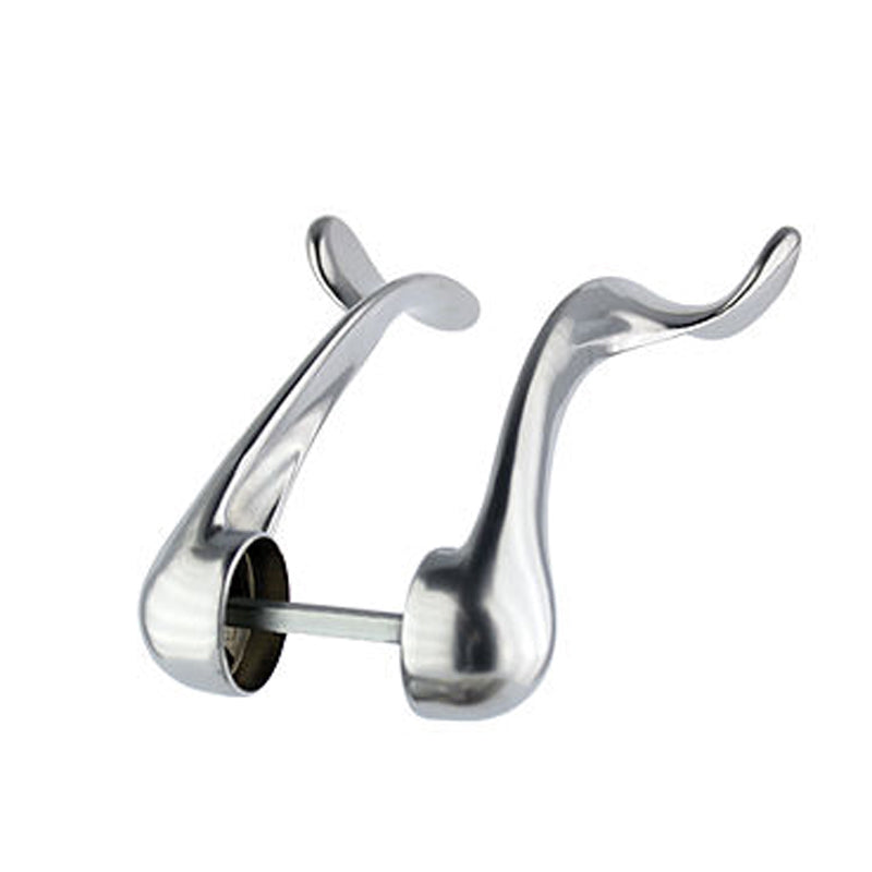 Manilla de Puerta Ergonomica 'Ulna' Silver
