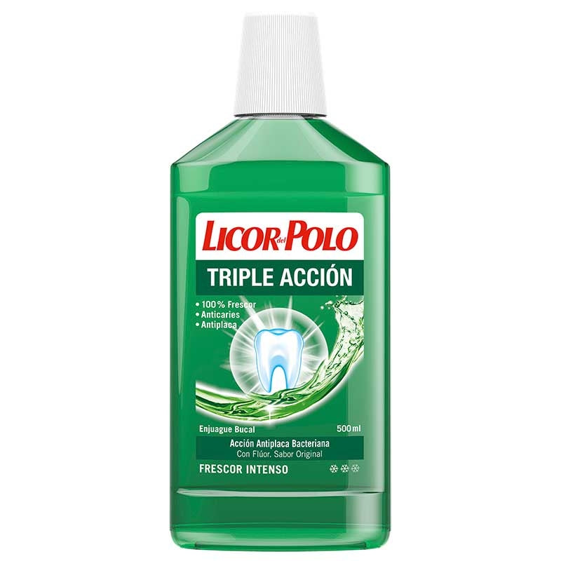Enjuague Triple Accion Verde (500ml.)