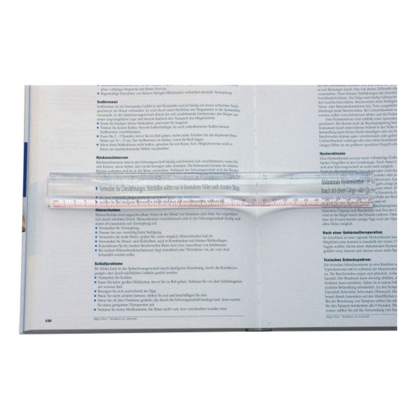 Lupa Regla para Lectura (Lente Organica)  30cm.