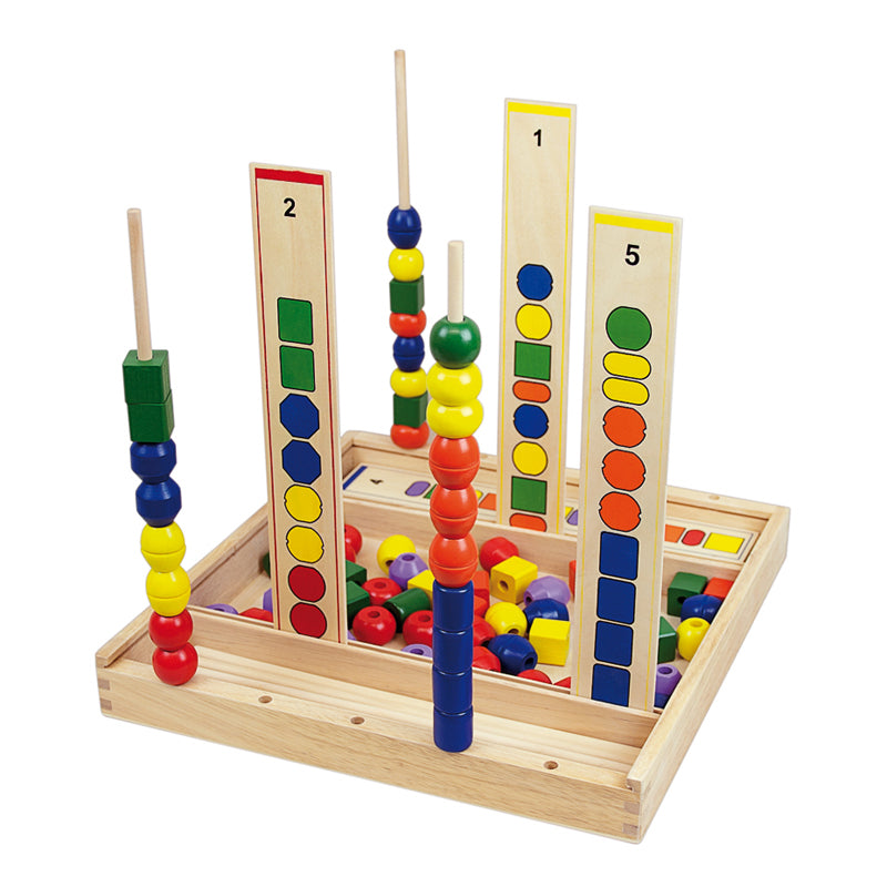 Juego Formas Ensartables — Andreu Toys
