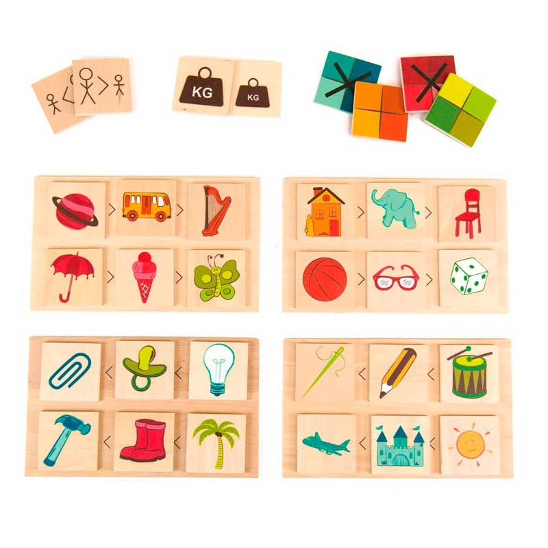Juego Logica Grande/Pequeño/Color — Andreu Toys