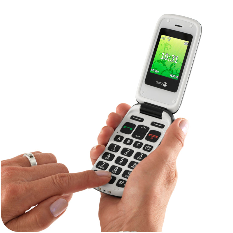 Teléfono Móvil (Doro 610) Teclas Grandes y Tapa — Doro
