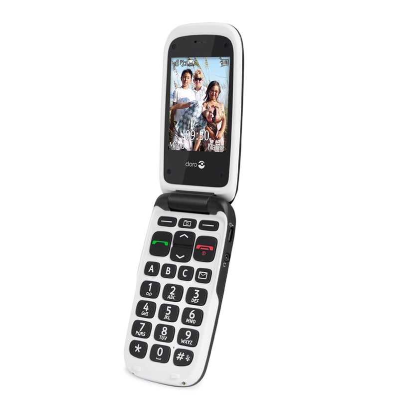 Teléfono Móvil (Doro PhoneEasy 612) Teclas Grandes, Tapa +Camara — Doro