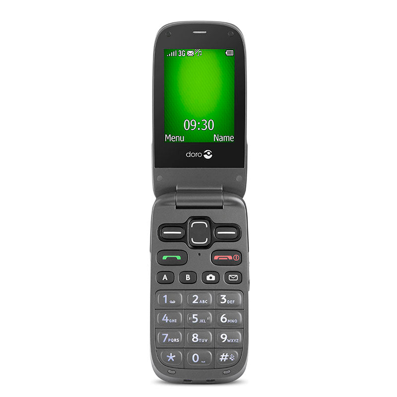 Telefono Movil (Doro PhoneEasy 621) con Tapa -Negro- — Doro