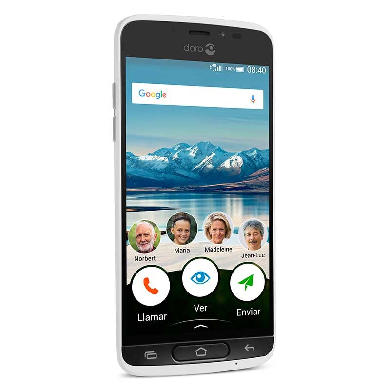 Telefono Movil (Doro 8040) Smartphone Tactil -Blanco- — Doro