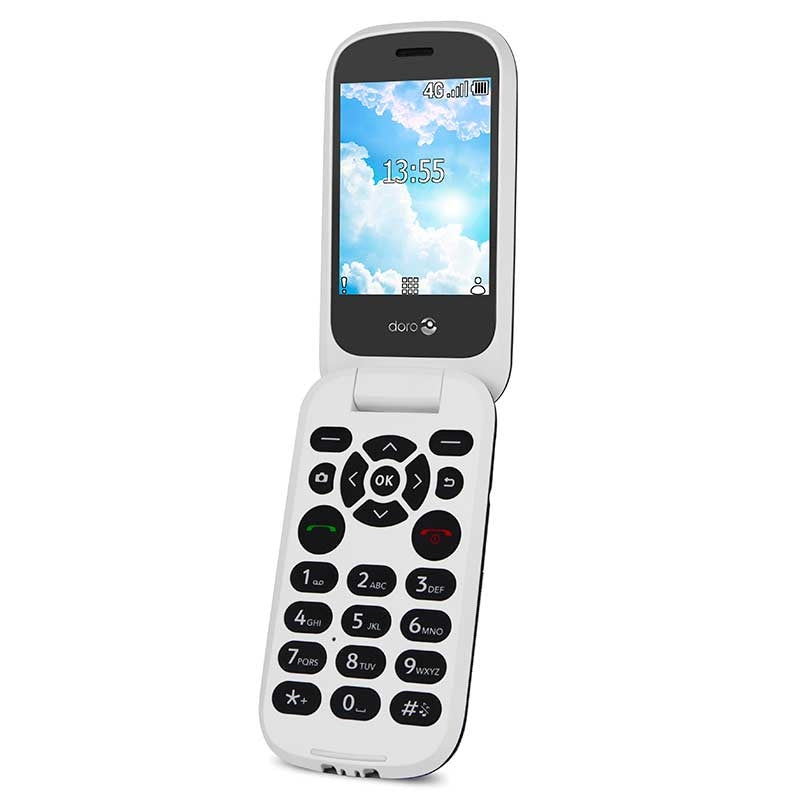 Teléfono Móvil (Doro 7060) Tapa, Pantalla Exterior, Apps, 4G — Doro