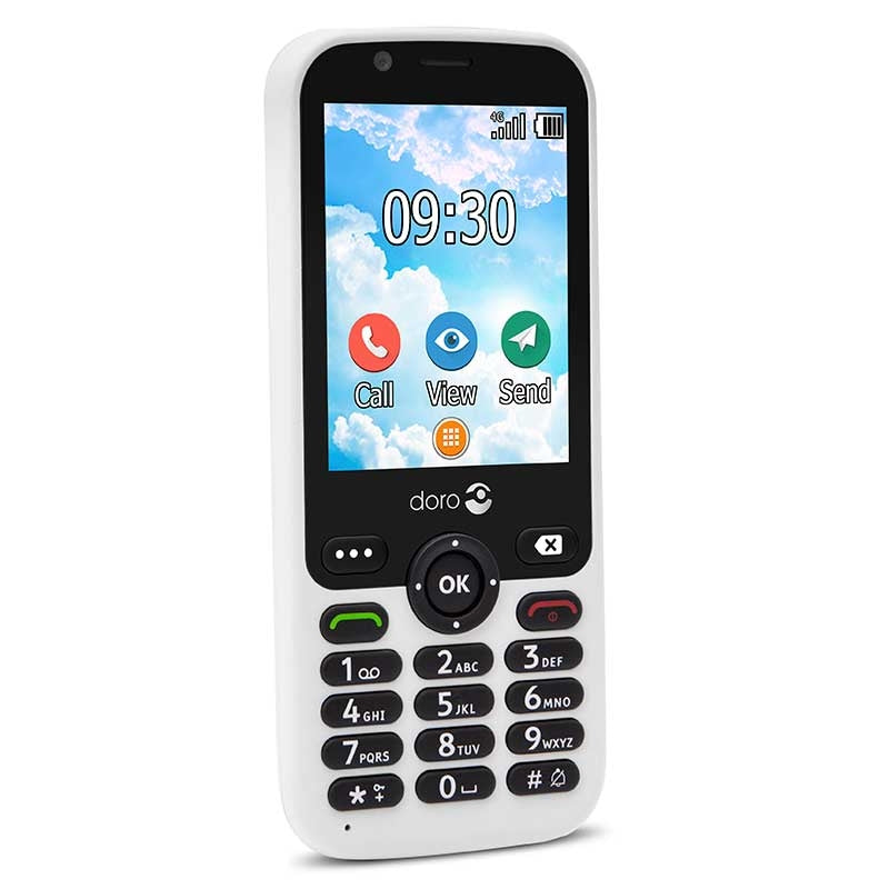 Teléfono Móvil (Doro 7010) Pantalla, Apps, 4G -Blanco- — Doro