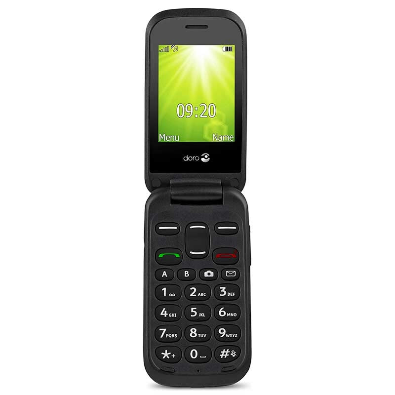 Teléfono Móvil (Doro 2404) Tapa -Negro-