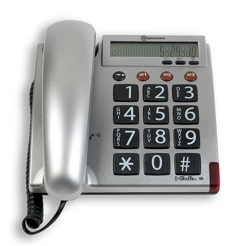 Teléfono Amplificado Teclas Grandes - amplicomms BigTel 48