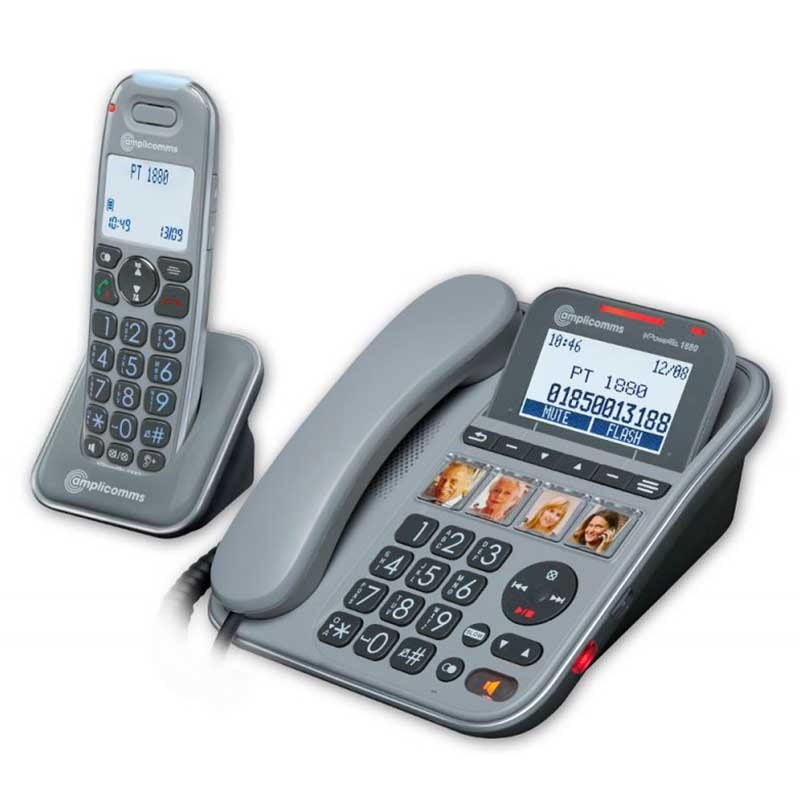 Teléfono Amplificado con Fotos Combo PowerTel 2880