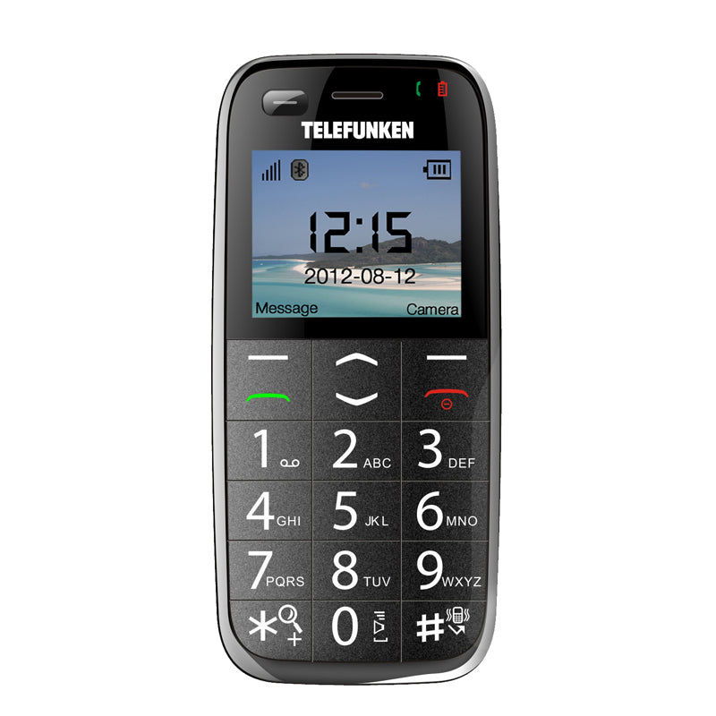 Teléfono Móvil Teclas Grandes Telefunken TM400 -Negro- — Telefunken