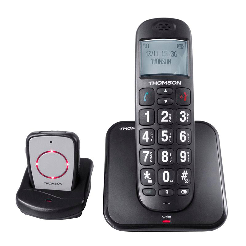 Teléfono Inalámbrico + Mando SOS (Thompson Conecto 300) — Thomson