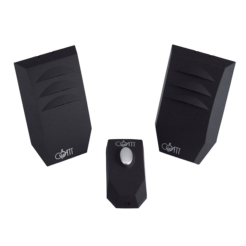 Timbre Portatil 2 Receptores + 1 Pulsador (100 Mts.) — Simon