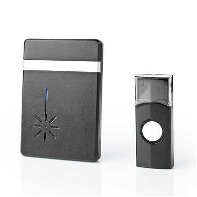 Timbre Inalámbrico Digital Extralargo Alcance - Instalación sin cables Preta