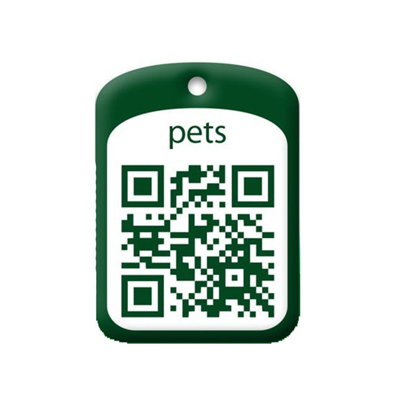 Placa de Identificación con Código QR para Mascotas