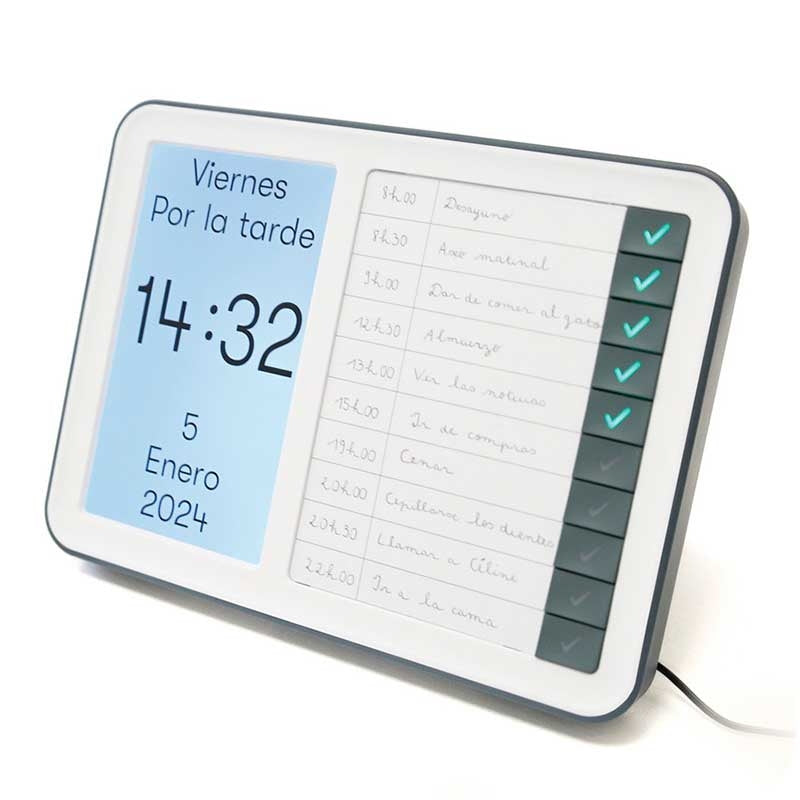 Reloj Calendario y Recordatorio de Tareas — Relish.