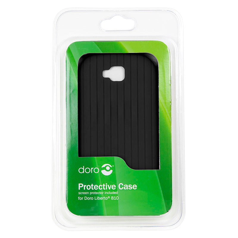 Doro Liberto 810 - Funda Silicona para Telefono Movil Negra — Doro