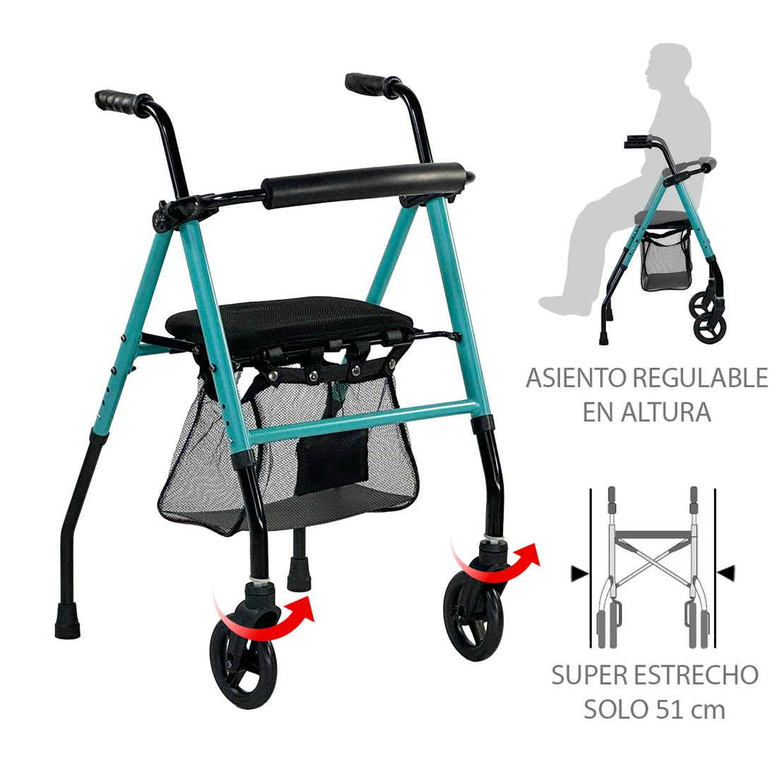 Andador de aluminio ZEN LITE