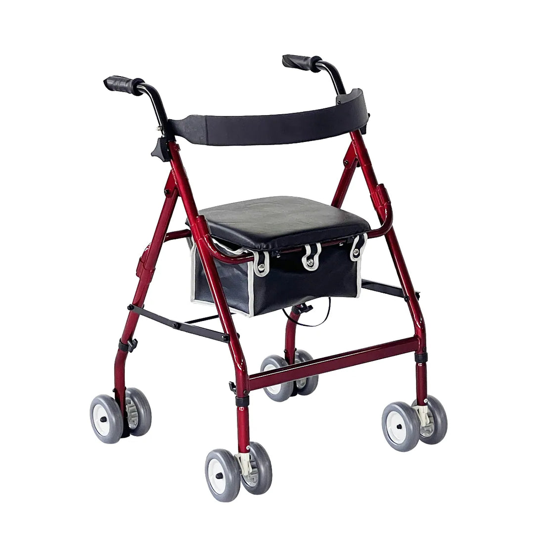 Rollator de aluminio ROLER, Frenos por presión.