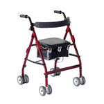 Rollator de aluminio ROLER, Frenos por presión.