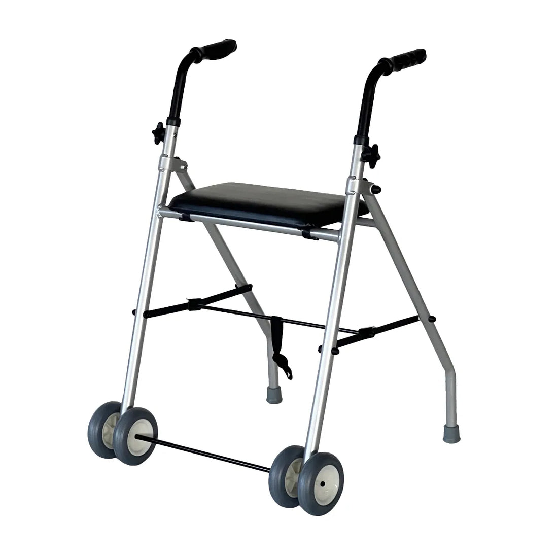 Andador de aluminio con asiento