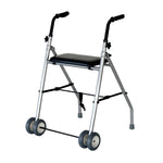 Andador de aluminio con asiento