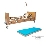 Cama electrónica ANTARES con lamas de madera