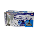 Baston con Luz Plegable con Base Amplia